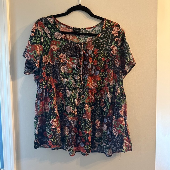 torrid Tops - Floral Print Women's Top - Multicolor